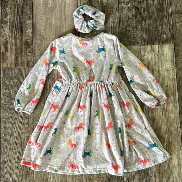 Blueberi Boulvard Beautiful  🦄 Toddler Girl Dress, Size, 3T - Picture 2 of 9